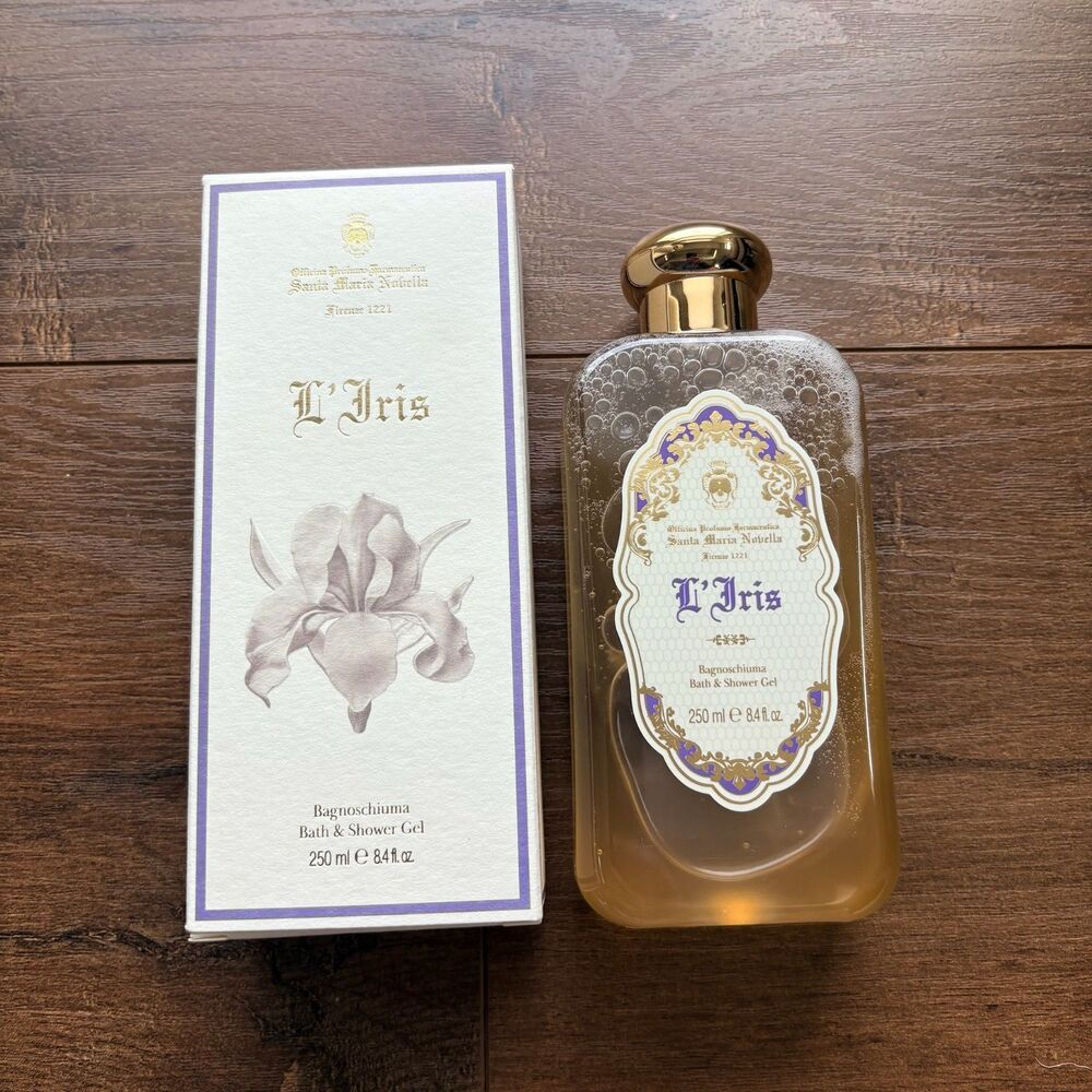 Santa Maria Novella L'Iris Bath & Shower Gel | 250 ml | New In Box